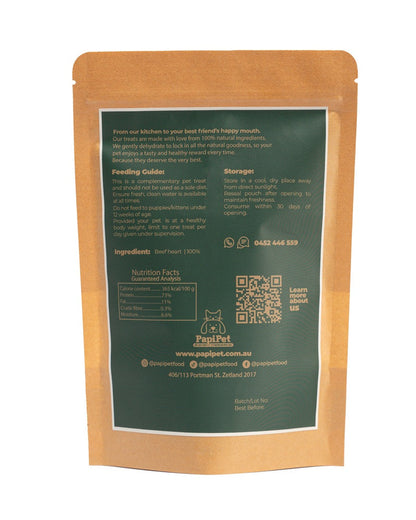 Beef heart treats